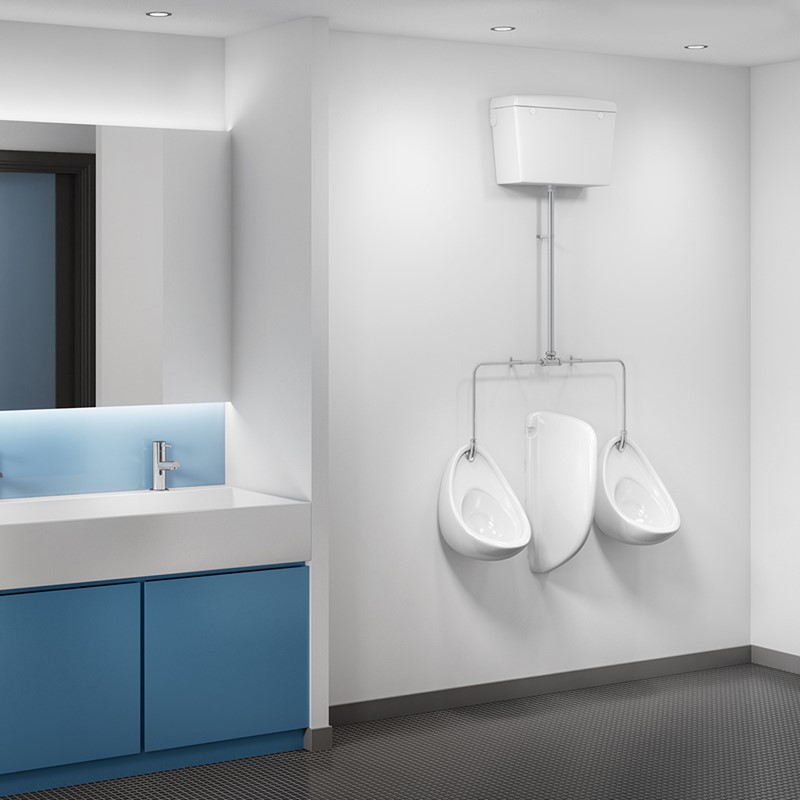 Stirling Elan 9L Auto Cistern For Exposed Pipework Urinals